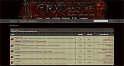 Desktop Screenshot of forum.arx-obscura.de